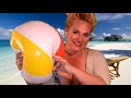 asmr blowing up and deflating a beach ball requested