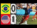 Mallory Swanson Goal ⚽🏅 | Brazil F vs USA F 0-1 | Highlights Paris Olympic Games 24 Gold Medal Match