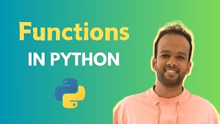 Basics of Functions in Python | Python for Data Science | Anant Agarwal | Complete Data Science