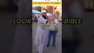 🤣👋🏼 ARAB Christian SNATCHES Bible 📖 from Shaykh Uthman❗