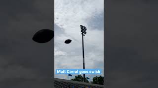 Matt Corral drops it in the net