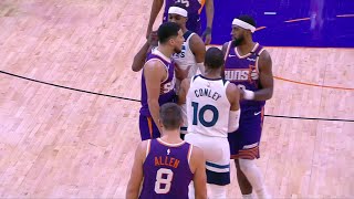 Ejection Alert | McDaniels Pokes Booker, Sparks Heated Exchange