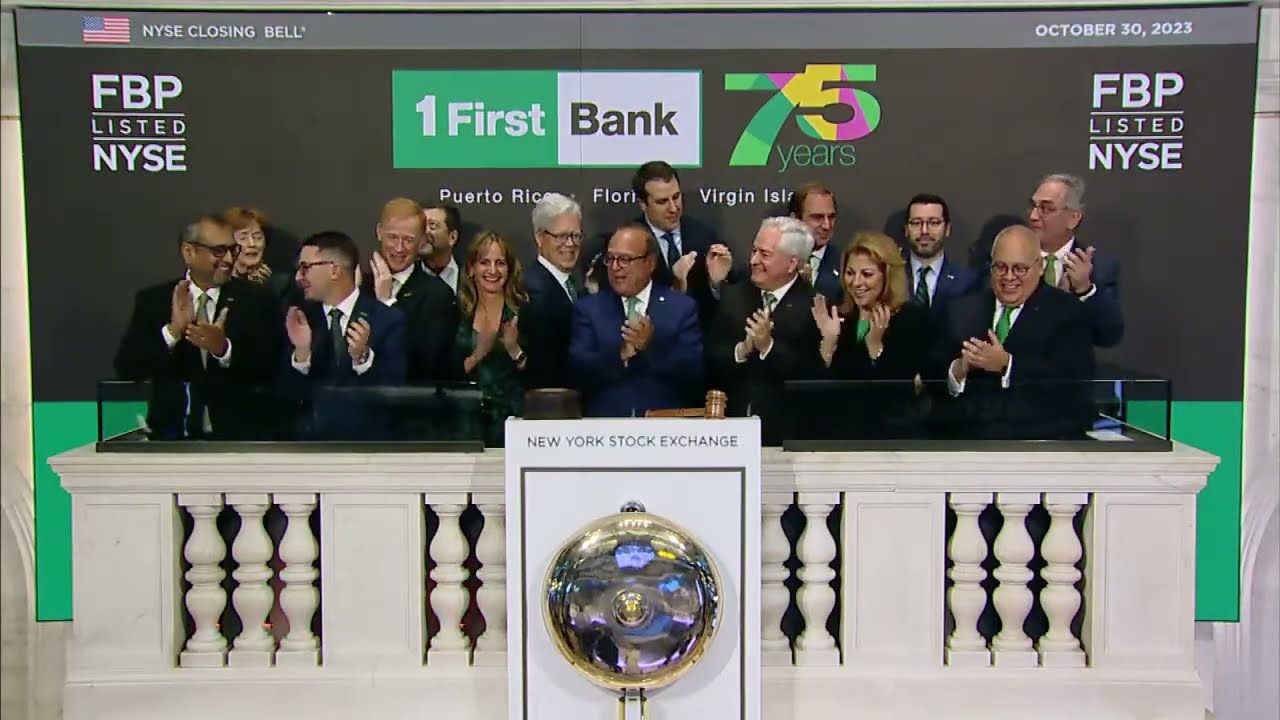 First BanCorp (NYSE: FBP) Rings The Closing Bell® - YouTube