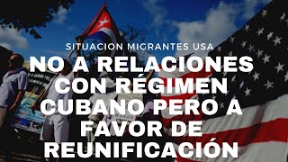 CUBANOAMERICANOS SE OPONEN A RELACIONES CON RÉGIMEN PERO ESTÁN A FAVOR DE REUNIFICACIÓN Y PIES SECOS