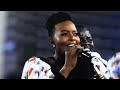 South African singer Nomcebo Zikode singing Jerusalema at AFCON 2022 closing ceremony
