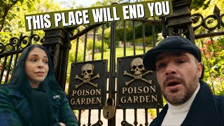 AMERICANS Explore the UKs DEADLIEST Garden  IT WAS WILD! 🇬🇧