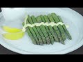 recept sous vide bereide groene asperges met hollandaise saus