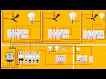 Complete House Wiring connection for all Room || House Wiring || wiring animation || @electricgeek1043