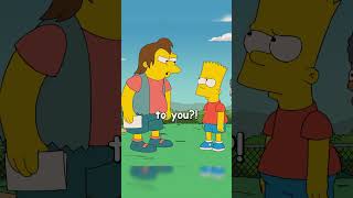 Bart was the only one who told Nelson the truth 😮 The Simpsons #simpsons