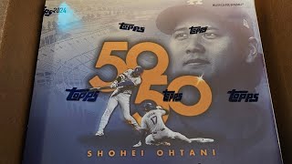 Topps 50/50 Shohei Ohtani box reveal