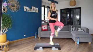 COURS DE STEP - NIVEAU FACILE - Jessica Mellet - Cardio Fitness