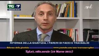 Riforma giustizia: pareri di Travaglio e Facci (+ conferenza Berlusconi-Alfano, 10.03.11)