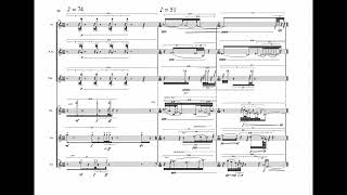 Brian Ferneyhough - Liber Scintillarum (2012) (Score video)