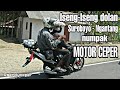 Motor ceper EXTREME lintas jalan raya