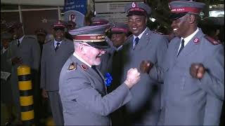 Salvation army churchs in Kenya welcoming our new General to celebrate together us one amry..