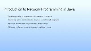 Introduction to Network Programming in Java | Lecture 48: Networking with Java