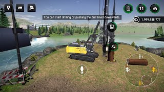 CONSTRUCTION SIMULATOR 3 - Bridge To Neustein : Bridge Pillar Construction