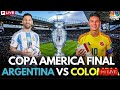 Argentina vs Colombia LIVE Score | 2024 Copa America FINAL LIVE | Messi VS James Rodriguez |