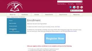 RUSD: How to Register for School Choice