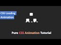 Pure CSS Loading Animation With 3 dots | CSS Loading Animation Tutorial