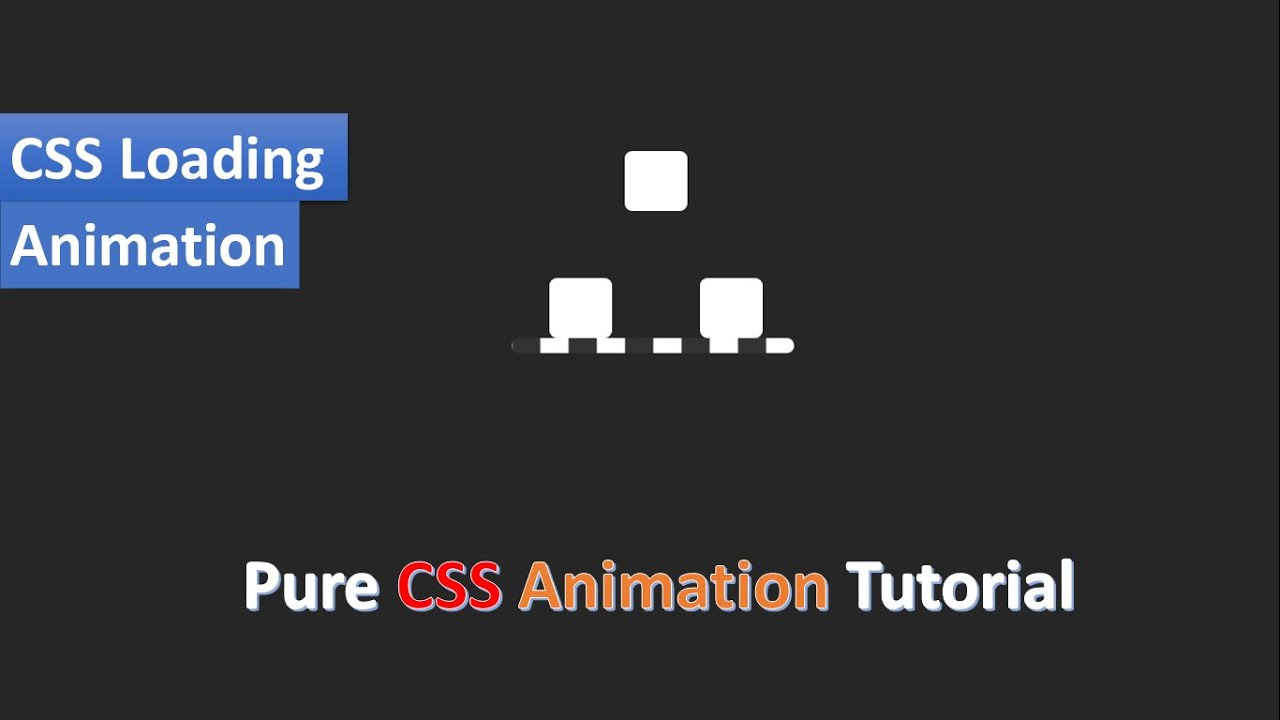 Pure CSS Loading Animation With 3 Dots | CSS Loading Animation Tutorial ...