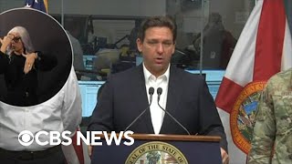 Florida officials give update on Hurricane Ian's strength and path