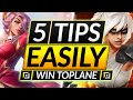 The EXACT 5 Things You Need to CRUSH TOP LANE - Best Tips and Tricks - LoL Guide