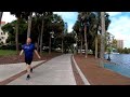 walking almost all the way around lake eola in downtown orlando florida