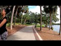 walking almost all the way around lake eola in downtown orlando florida