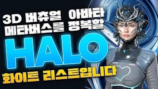 3D 버츄얼 아바타 메타버스를 정복 할 HALO 프로젝트 화리10장 가져왔습니다.