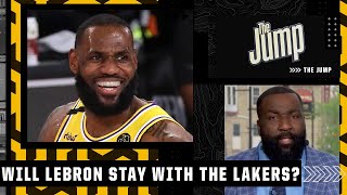 LeBron isn’t going anywhere! - Perk believes he will finish his career with the Lakers | The Jump