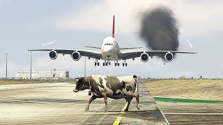 A380 Runway Overrun Emergency Landing - X-Plane 11