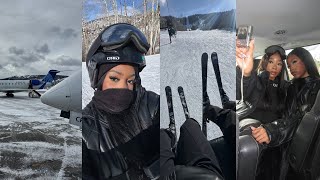 aspen travel vlog | learning to ski, snow tubing, ski resort, hot tubs *girls ski trip*