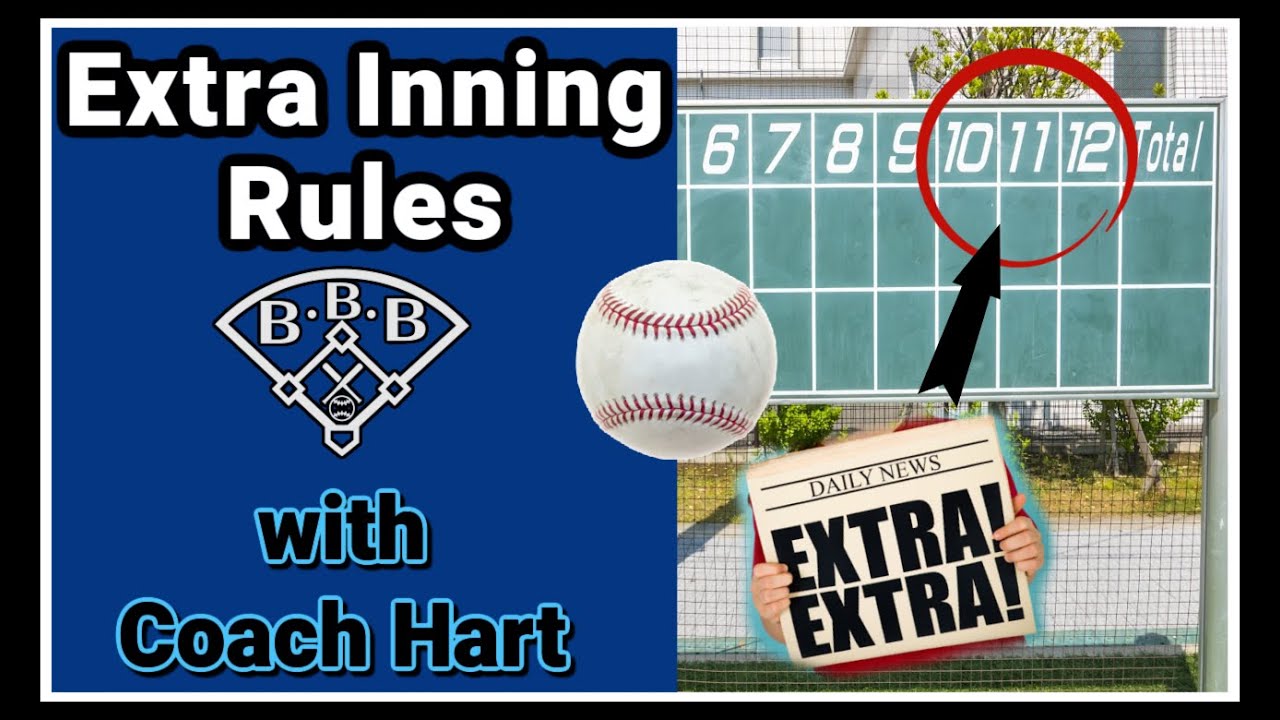 Extra Innings Rules (& NEW RULES) In Baseball // Baseball Rules ...