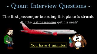 Airplane Boarding Problem | Quant Interview Questions