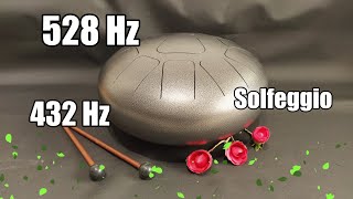 Tongue Drum Healing music -- Solfeggio (396Hz) DNA repair (528Hz) Perfect frequency (432Hz)