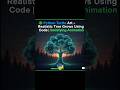 🌲 Python Turtle Project–Realistic Tree Animation | Beautiful Coding Art #python #pythonturtle #code