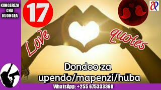 #WhatsApp_+255629976312  #JifunzeKiingereza Dondoo 17 za upendo/mapenzi/huba