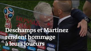 France-Belgique : l'hommage de Deschamps et Martinez