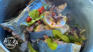 Steamed Pangasius Fish with Coconut Water Recipe - កាដាំងត្រីប្រា ទឹកដូង