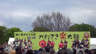 躍動　かわさき楽大師厄除けよさこい２０１８（メインステージ）