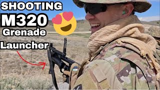 Shooting M320 Grenade Launcher