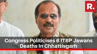 Congress Politicises 6 ITBP Jawans Deaths In Chhattisgarh