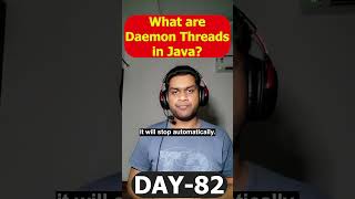 What are Daemon Threads in Java? #java #interview #interviewtips