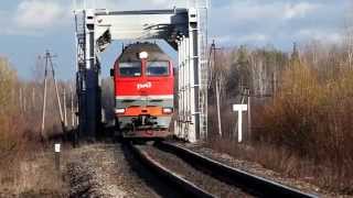 [RZD] 2TE116UD-021, Lychkovo station / 2ТЭ116УД-021, станция Лычково