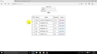 codeigniter 3 delete record from data base lesson 12