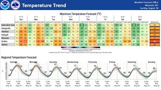 18 August 2024 - NWS Missoula Weather Briefing