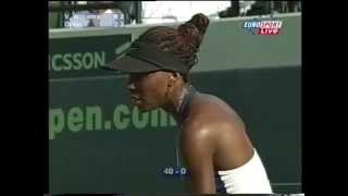 2001 Venus Williams VS Jelena Dokic Miami QF