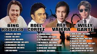 Willy Garte, Bing Rodrigo, Roel Cortez, Rey Valera TAGALOG MELLOW SONGS | All Time Favourite