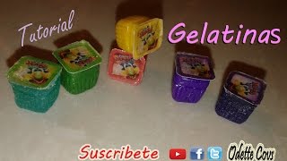 tutorial GELATINAS miniatura - polymer clay